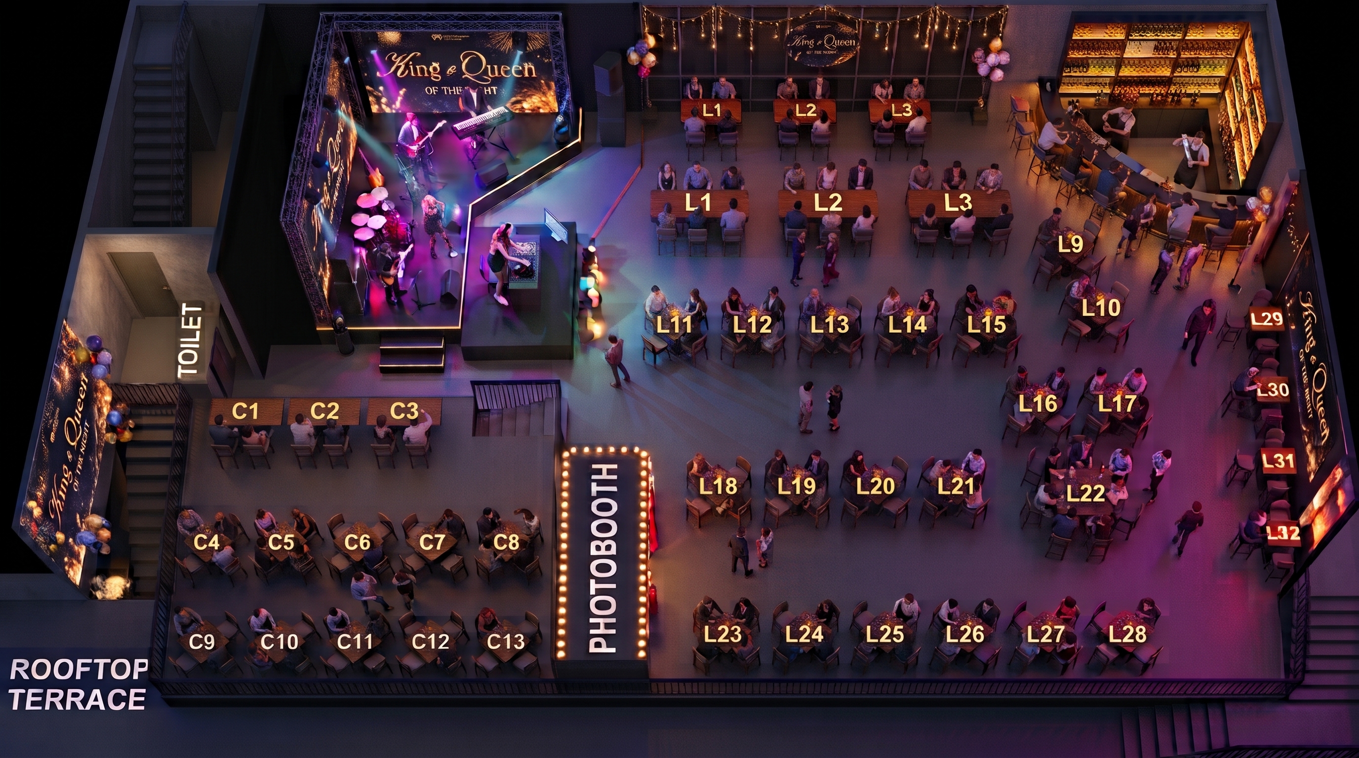 Infinity Sky Lounge - King & Queen 2026